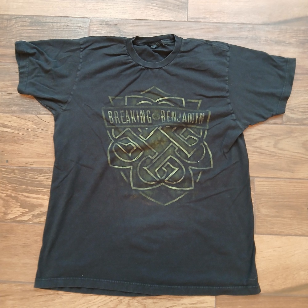 Breaking Benjamin Shirt Mens Large Black Tultex 2017 Concert Tour Graphic Tee